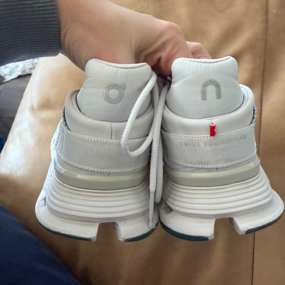 On Cloud Cloudnova Void Sneakers Women's Size 6.5 in Frost/ Storm - Picture 7 of 7